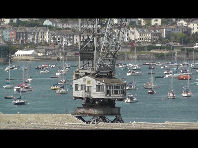 Falmouth Docks Harbour and Cranes - Explore Cornwall