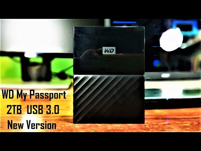 Unboxing and Review of WD My Passport 2TB USB 3.0 New Version External Hard Disk