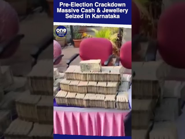 Karnataka Police Seize Rs 5 Cr Cash and 106 Kg of Jewellery | Pre-Election Crackdown | Oneindia News