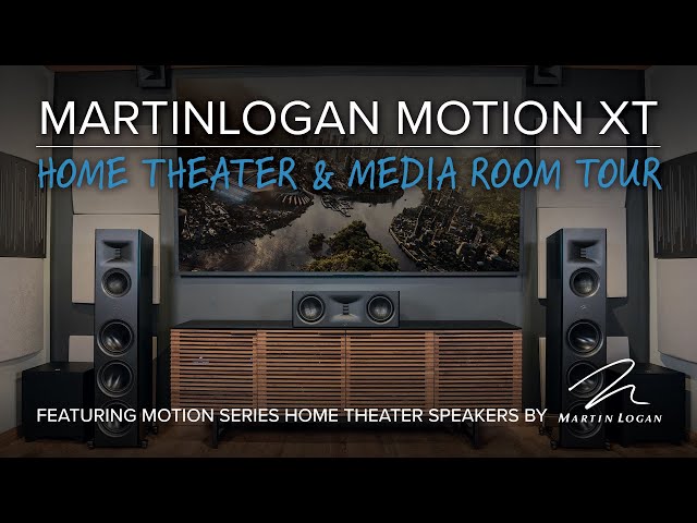 Unbelievable Martin Logan Motion XT Dolby Atmos Home Theater with 100" Sony TV, Anthem 1140, & more!