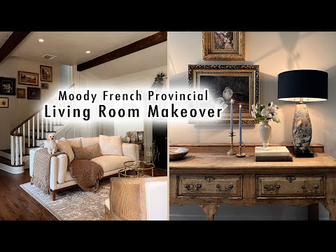 French Provincial Living Room Makeover