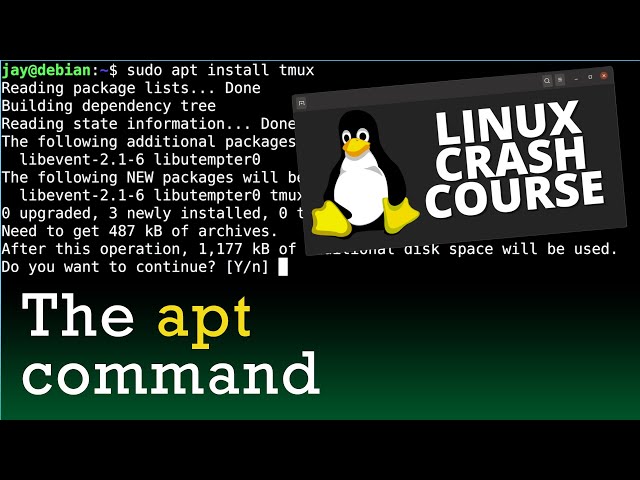 Linux Crash Course - The apt Command