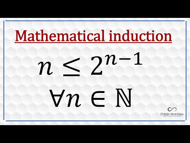 Mathematical induction with inequality