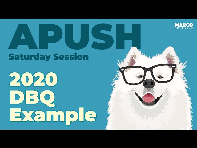 2020 APUSH DBQ Example Essay Demo (with Tom Richey)