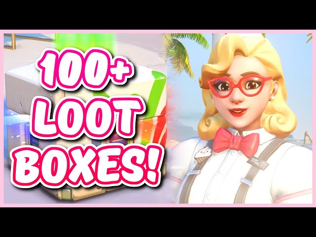Overwatch - OPENING 100+ SUMMER GAMES LOOT BOXES