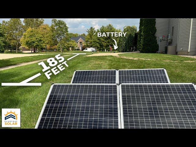 How Far Can You Run Solar Cables | Avoiding Line losses