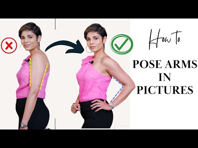 How to pose arms in pictures/ Make arms look slimmer instantly
