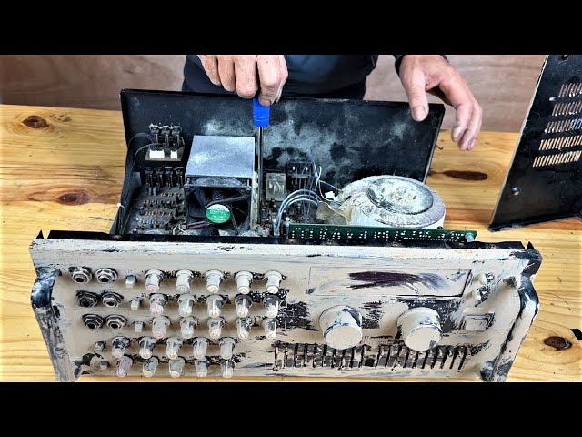 Restoration California Audio Amplifier Neglected For Many Years // Sound Restoration Amazing