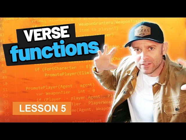 UEFN Verse For Beginners Course - Functions - Lesson 5
