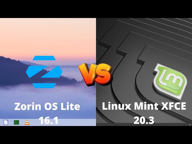 Zorin OS Lite 16.1 VS Linux Mint XFCE 20.3 (RAM Consumption)
