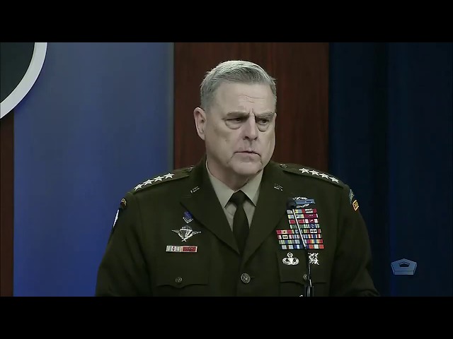 Chairman of the Joint Chiefs of Staff Gen. Mark Milley's opening statement to press May 5, 2020