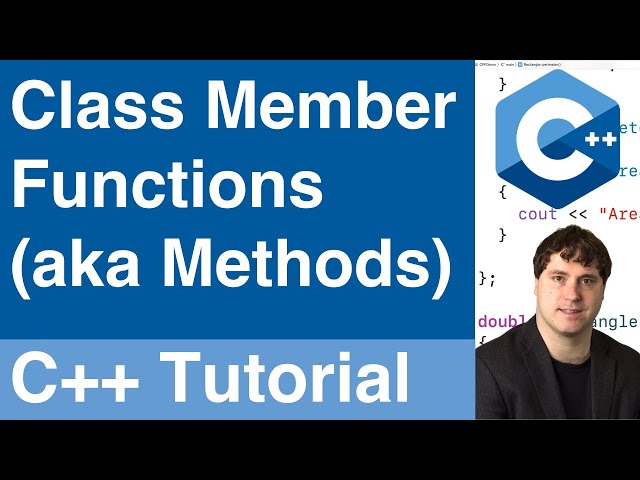 Class Member Functions (aka Methods) | C++ Tutorial