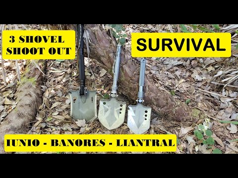 Best Survival Folding Shovel Tool | Banores | Survival Shovel | Folding Shovel SHOOT OUT vs Iunio