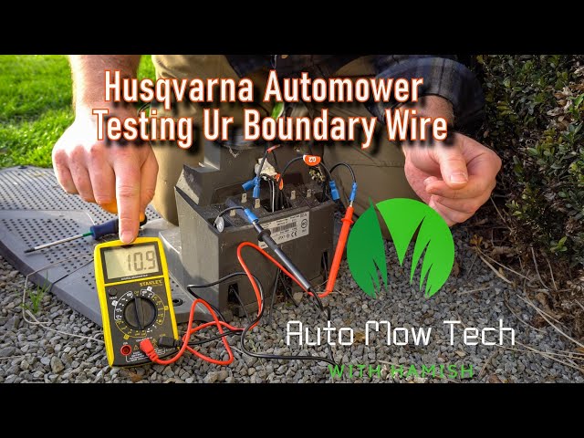 Testing Your Boundary Wire Husqvarna Automower