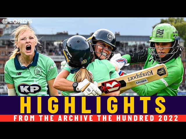 Marizanne Kapp Stars at Lord's | The Hundred Women's Final 2022 | Oval Invincibles vs Southern Brave