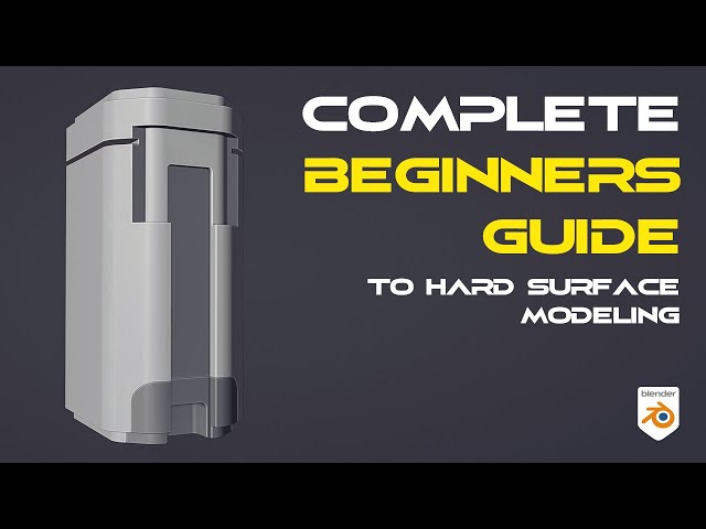 COMPLETE Beginners Guide to Hard Surface Modeling (Blender Tutorial)