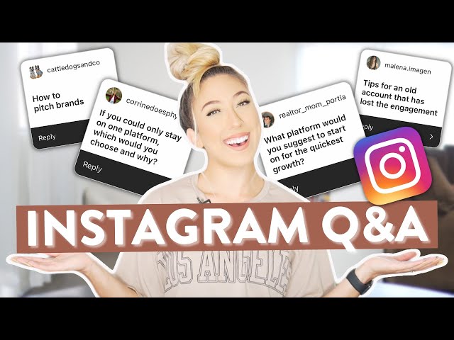 ULTIMATE INSTAGRAM Q&A | Tips for old IG accounts, Capture attention in Reels, Collab tips and more!