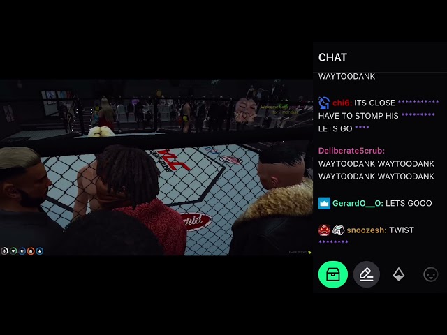 xQc BEATS WRANGLER IN UFC/VLC OCTAGON! GTA RP NoPixel