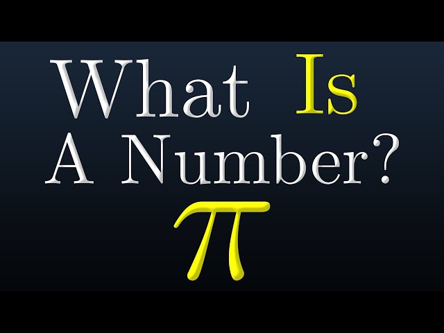 What Actually Is A Number?