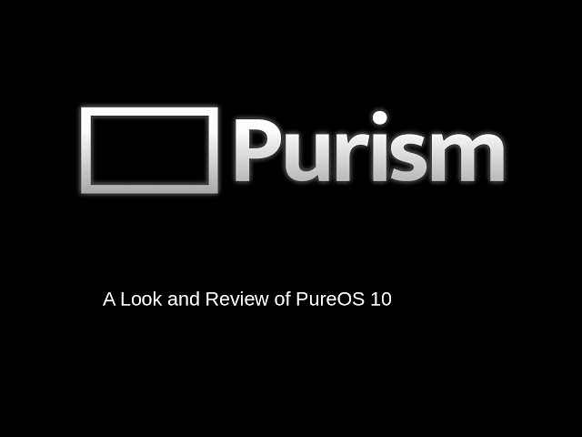 Purism's PureOS 10
