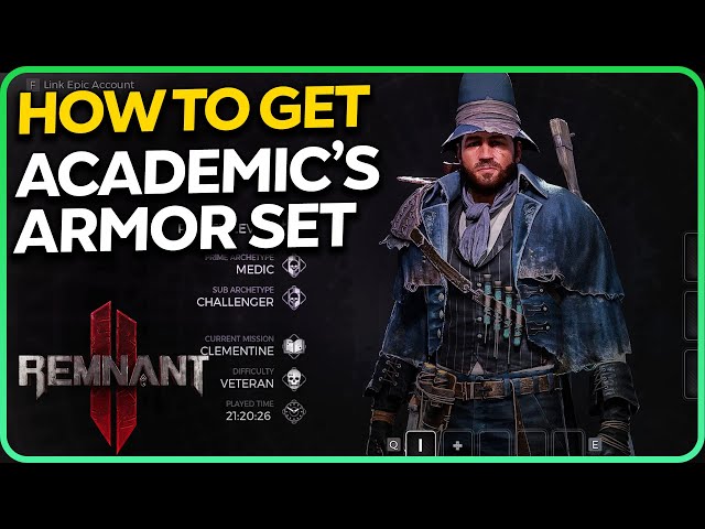 How to Get Academic's Armor Set - Remnant 2
