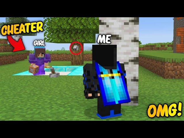 😜I Secretly Install CCTV Camera in This Girl Private Minecraft World To Stealing Her Treasures..