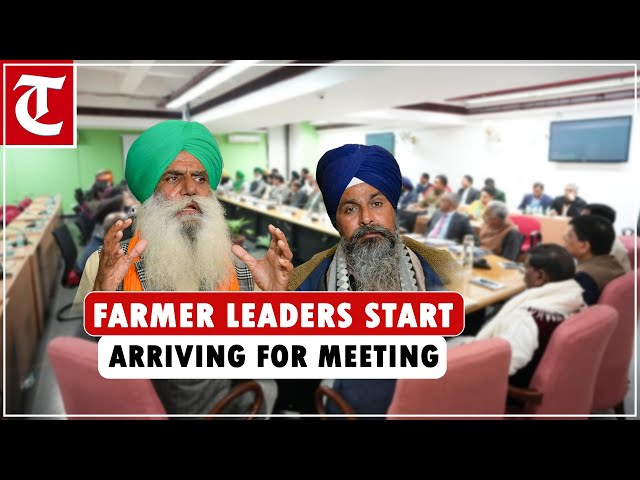 Farmer leaders start arriving for meeting with Union ministers in Chandigarh