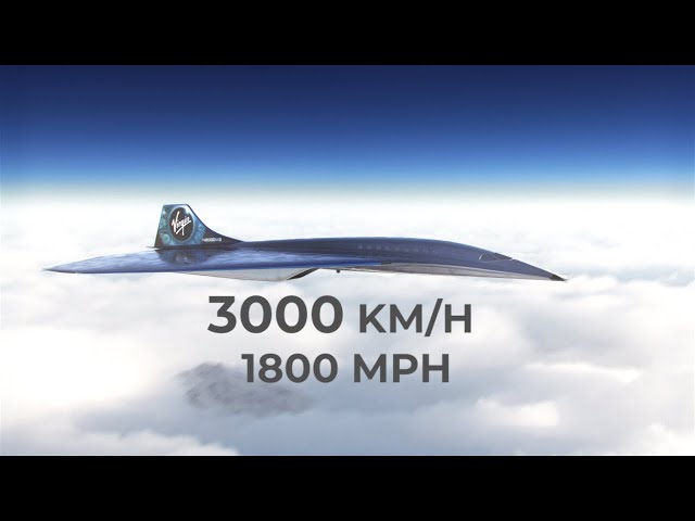 Virgin Galactic reaching 3000 km/h - Acceleration