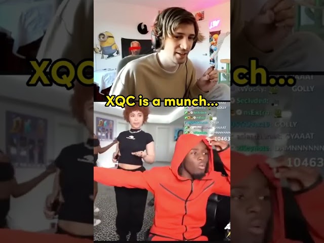 xQc is a munch for Ice Spice