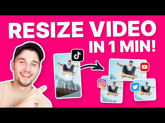 How to Resize a Video in 1 Minute! ⏱
