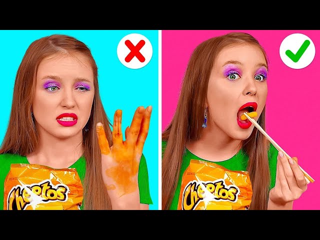 FUNNY WAYS TO SNEAK FOOD || Crazy Parenting Hacks & Tricks By 123 GO Like!