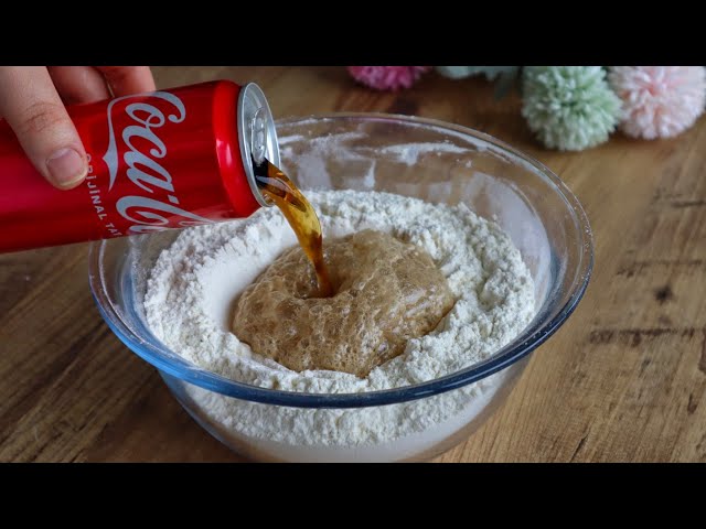 ✅ Only Coke and Flour. 😱 Mix. 😲 Your Buns is Ready. 😋 Easy and Delicious. 💯