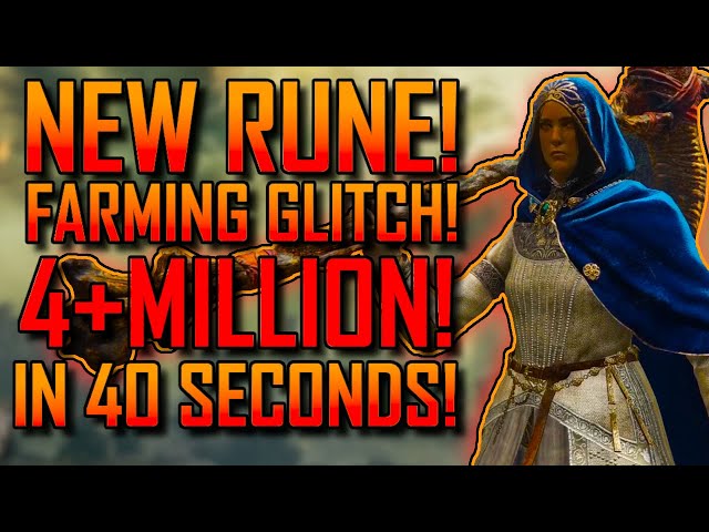 Elden Ring | 4+ MILLION RUNES! In 40 SECONDS! | NEW RUNE FARMING GLITCH | Get level 500!+ BEFORE DLC