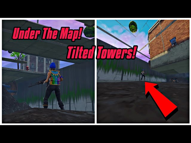 Under The Map Glitch On Tilted Towers In Fortnite (New) Fortnite Glitches Season 6 PS4/Xbox one 2018