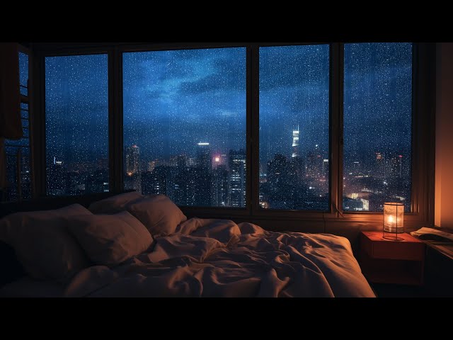 Rain Sounds for Sleeping - Unlock the Secret to Quick and Restful Sleep At Night 🌙 Thunder on Window