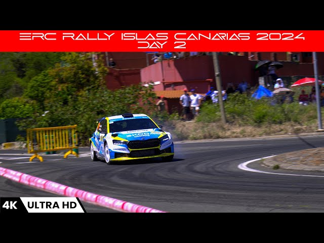 ERC Rally Islas Canarias 2024 | Day 2 | 4k HDR | Rallye Time