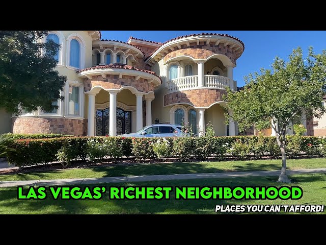 Here's What The Richest Neighborhood In Las Vegas Looks Like