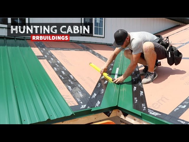 Building a Hunting Cabin 21: Metal Valley and Hip Details