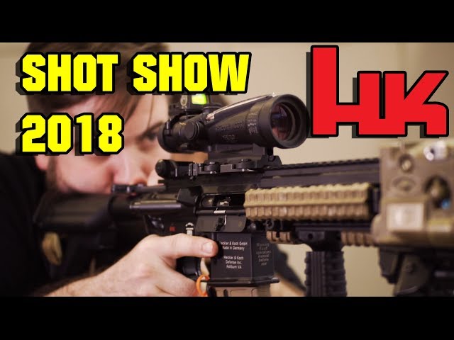 HECKLER & KOCH Shot Show 2018 HK433, M110A1 CSASS & more