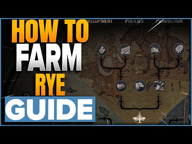 How To Farm & Grow Rye In Manor Lords