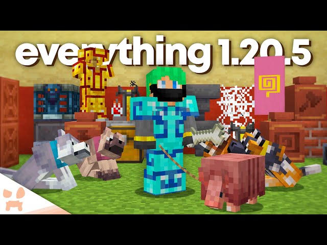 Everything in Minecraft 1.20.5 - The Armored Paws Update! (NEW UPDATE OUT NOW)