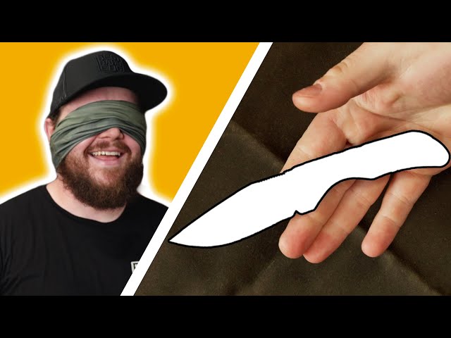 Guessing Knives Blindfolded | EDC Challenge
