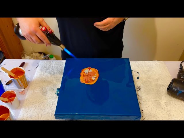 Unique Color Making with BEAUTIFUL Result 🔵 Abstract Pouring Art - Metallic Colors