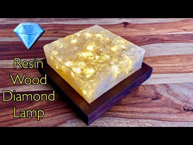Diamond LED Epoxy Resin Night Lamp 💎 DIY