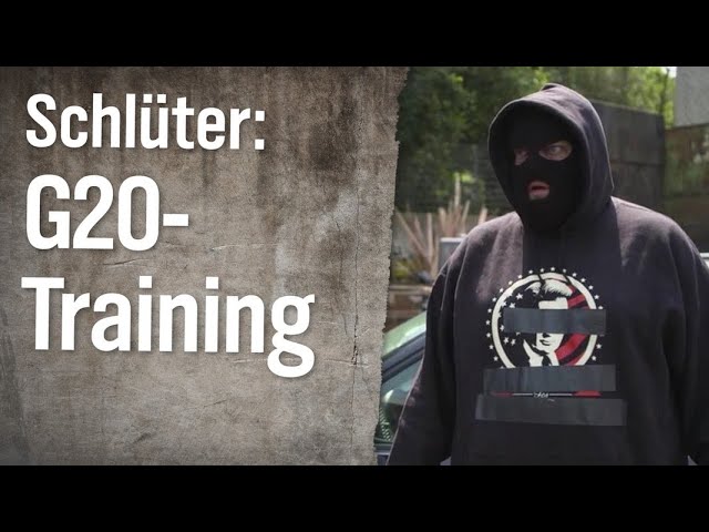 Johannes Schlüter: G20-Trainingslager für gewaltbereite Autonome | extra 3 | NDR
