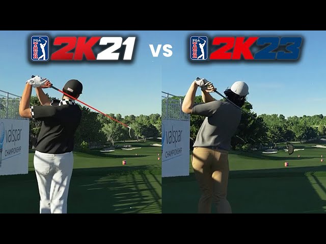 PGA Tour 2K23 vs PGA Tour 2K21 - Side by Side Comparisons