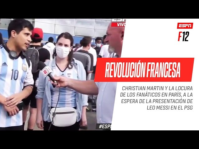 REVOLUCIÓN FRANCESA: los fanáticos esperan ¡CÓMO LOCOS! la presentación de #Messi en el #PSG