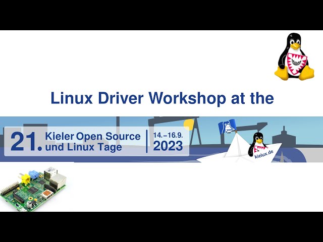 Linux Driver Workshop at Kieler Linuxtage (english)