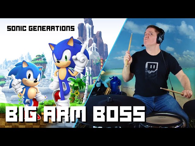 BIG ARM BOSS From Sonic Generations On Drums!