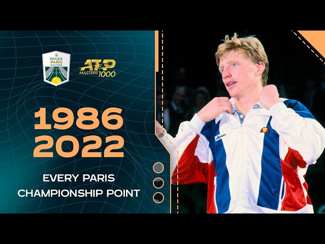 Every Paris championship point (1986-2022) | Rolex Paris Masters